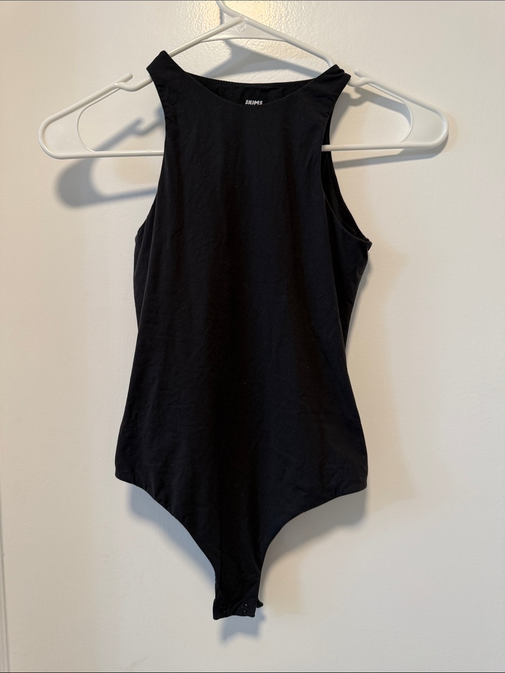 Skims XS black grey body suit